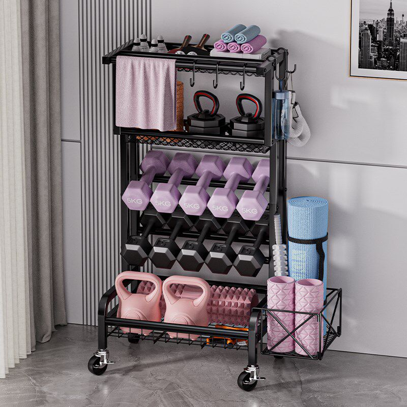 健身器材收纳架哑铃置物架泡沫轴瑜伽垫收纳筐运动用品工具收纳篮,收纳整理,运动器材收纳用具,淘宝优惠券,粉丝福利购,淘宝优惠卷