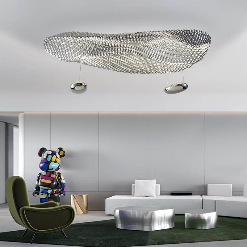 意大利Artemide设计师餐厅灯不规则水银吸顶灯别墅展厅大客厅吊灯