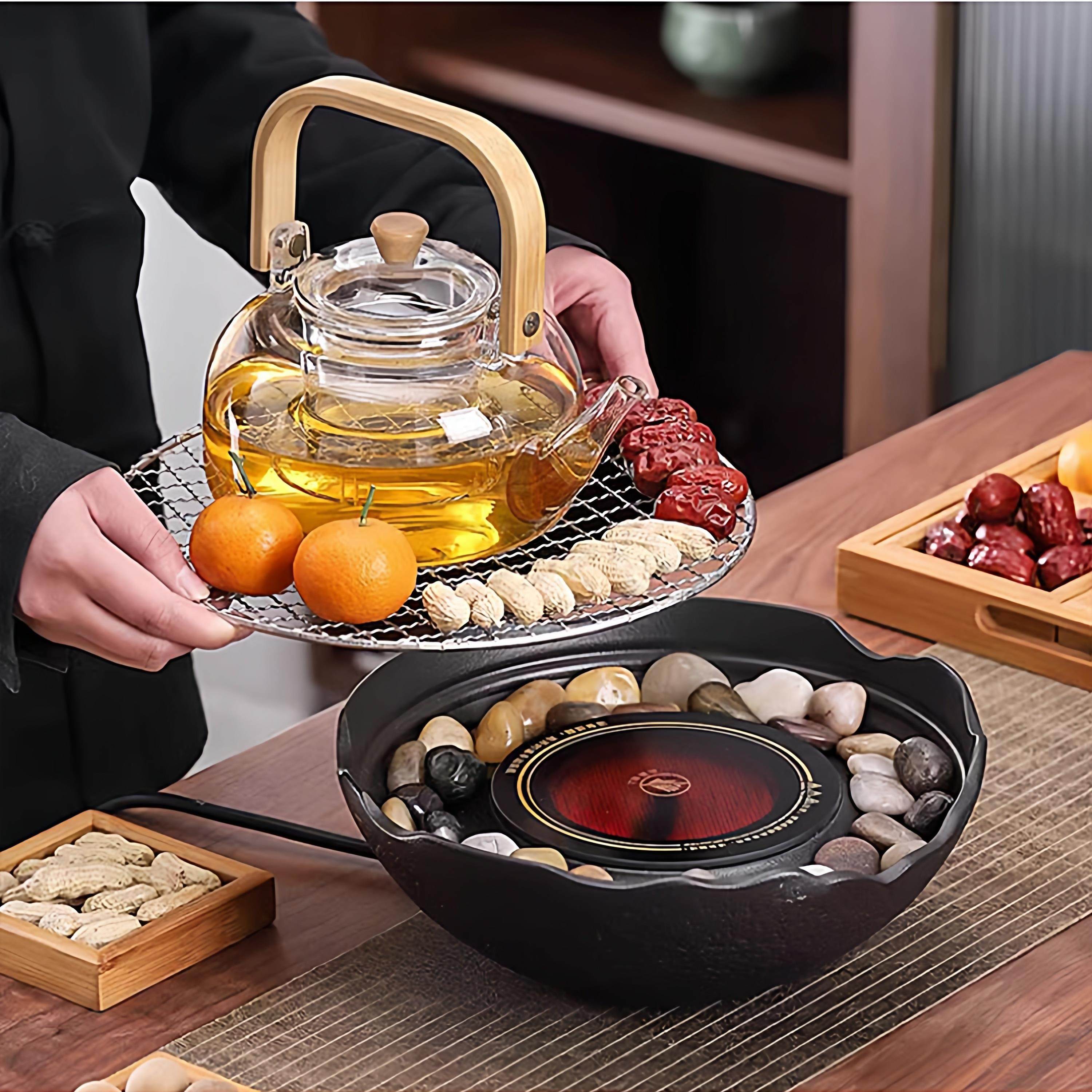 围炉煮茶室内家用网红器具电陶炉2025新款茶具玻璃茶壶送长辈礼物,餐饮具,茶壶,淘宝优惠券,粉丝福利购,淘宝优惠卷