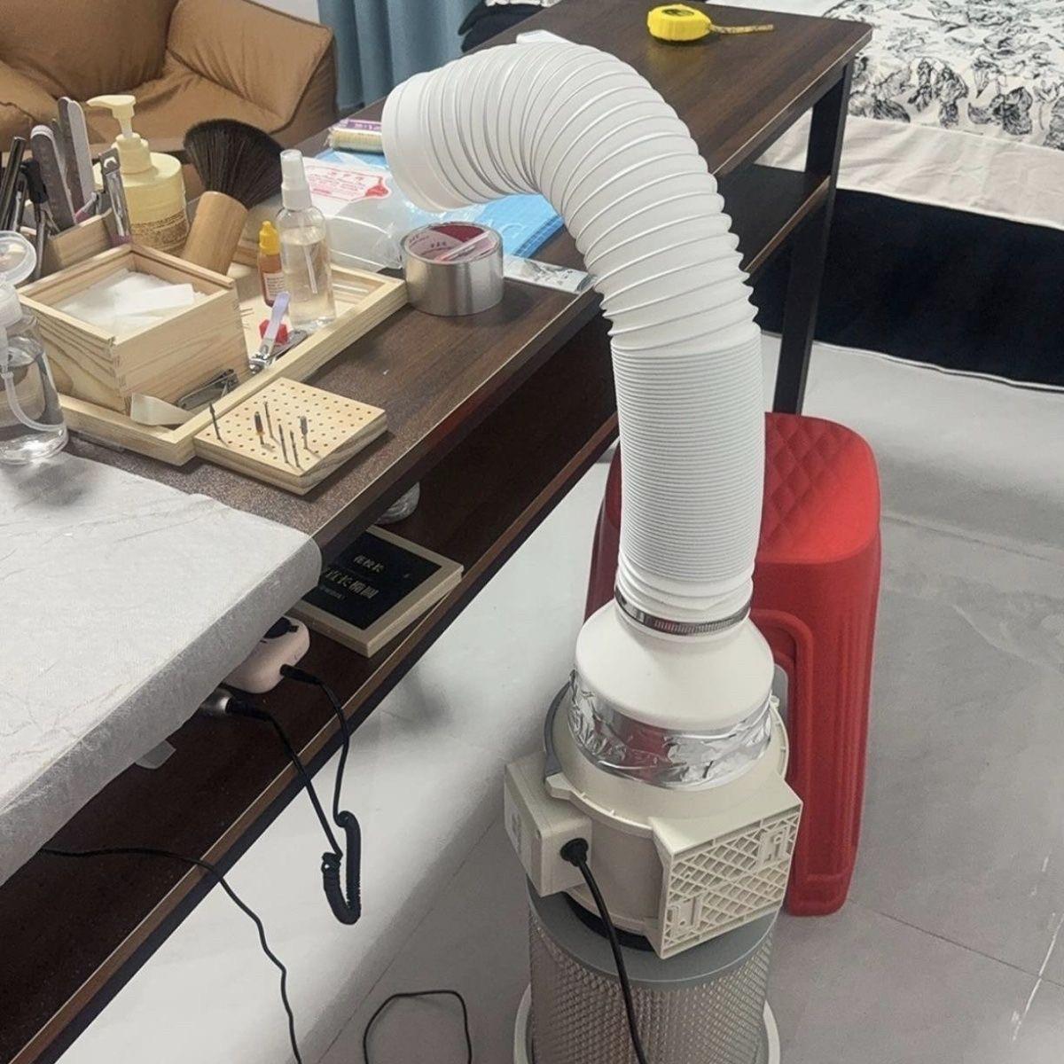 美甲专用核雕雕刻吸尘器万向管子除尘桌面家用静音落地式吸力强劲
