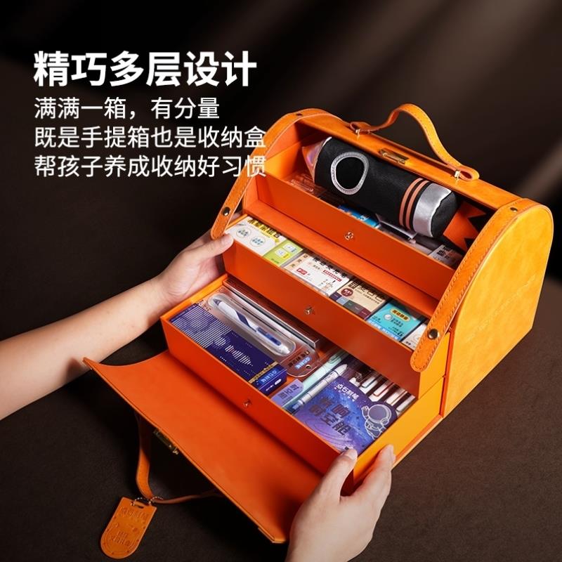点石制笔小皮箱礼盒339E时空舱高颜值中性笔复古绘画笔送礼礼盒