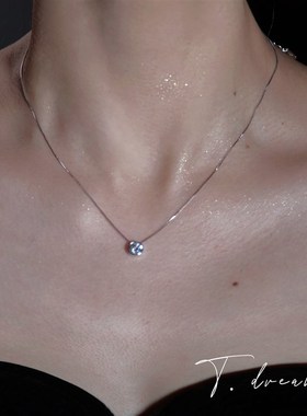 《长期主义》简约通勤细项链高级感锁骨链小众设计法式2025新款