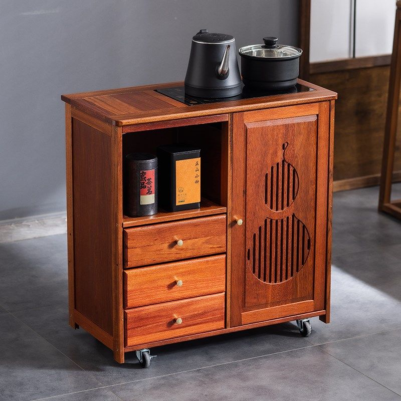 花梨木茶水柜可移动茶台实木茶几小户型客厅水吧台烧水壶一体边几,住宅家具,移动边几/推车,淘宝优惠券,粉丝福利购,淘宝优惠卷