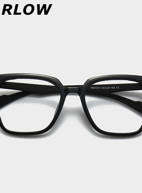 155mmd眼镜框镜架男款大脸胖子显瘦潮黑色加宽眼镜近视可配度数女