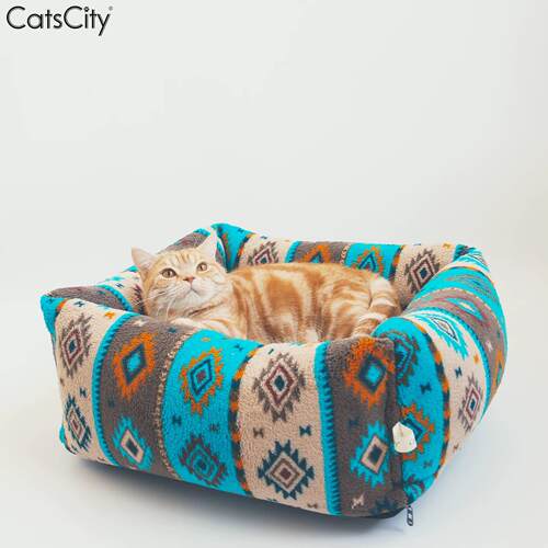 C-Queen/CatsCity波西米亚奥粒绒宠物窝大尺寸可拆洗猫窝狗窝保暖