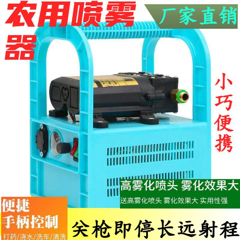 手提式电动喷雾器农用锂电池抽水泵喷洒灌溉浇水农用