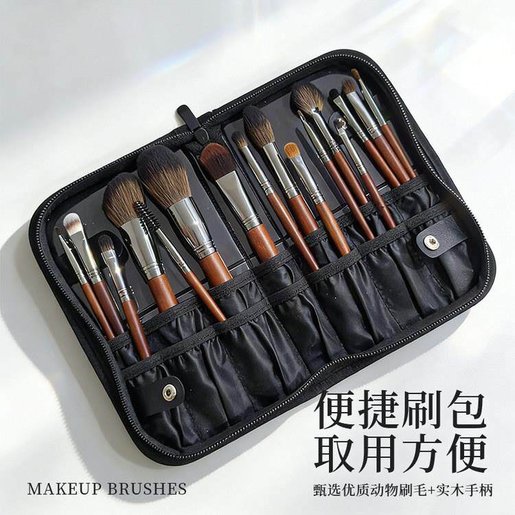 沧州18支化妆刷套组全套动物软毛腮红刷眼影刷新手化妆师专用刷子