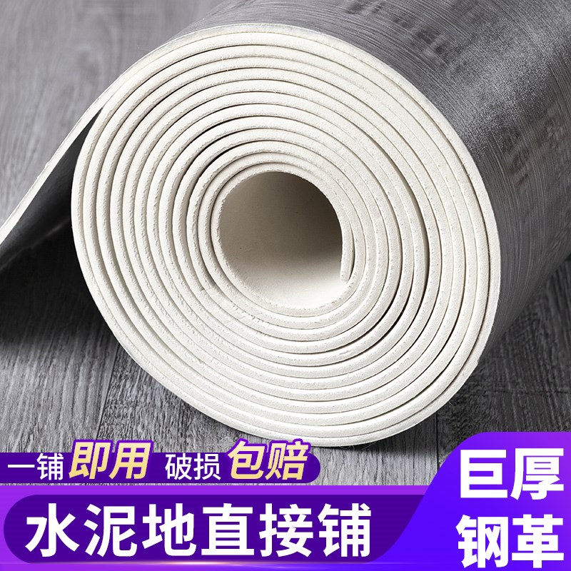 加厚家用大面积地毯地垫客厅塑胶地板卧室办公P室房间免洗阳台全