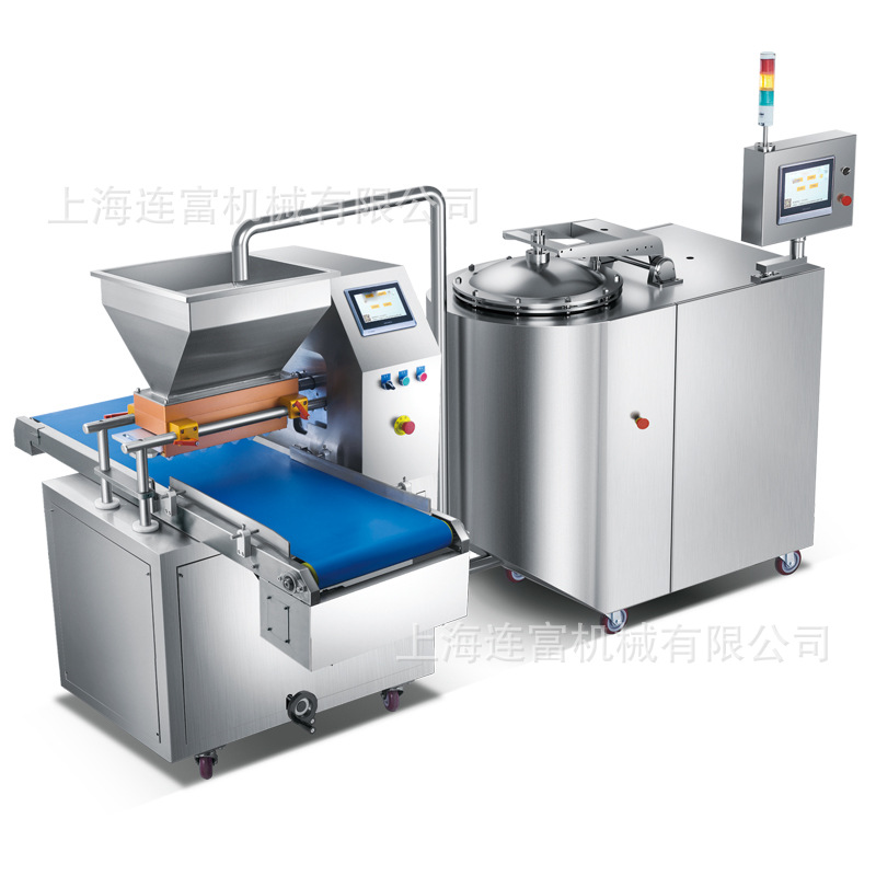 130升全自动糕点纸杯蛋糕海绵蛋糕重油蛋糕戚风蛋糕充气打发机