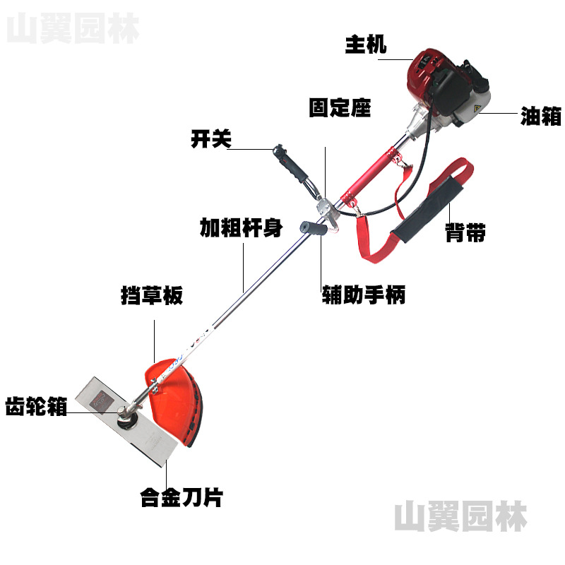 小型四冲程大功率农用140侧挂式汽油割草机除草机割灌机打草机