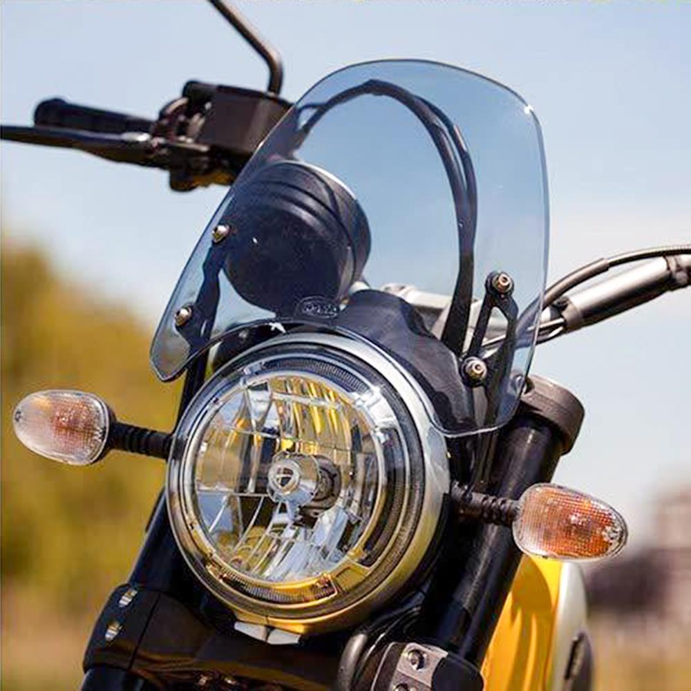 适合 凯旋 Bonneville T100 T120 改装摩托车前风挡挡风玻璃风镜