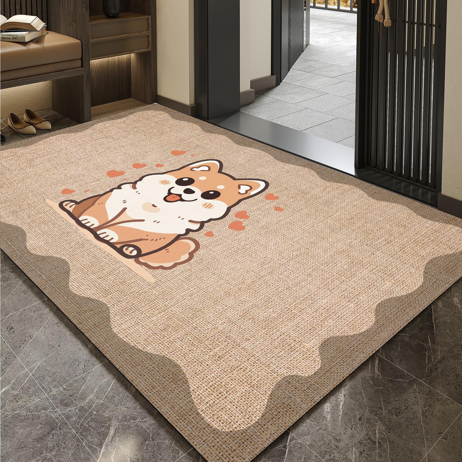 圈绒地垫入户门垫2025新款进门门口入门玄关地毯耐脏免洗室内脚垫