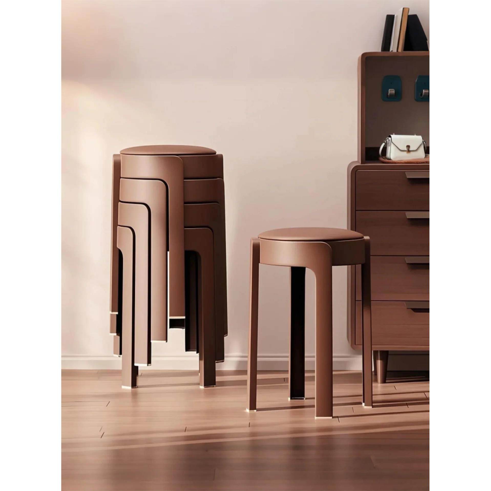 软包旋风塑料凳子家用结实耐用加厚可叠放收纳高圆凳餐厅客厅简约,住宅家具,风车凳,淘宝优惠券,粉丝福利购,淘宝优惠卷