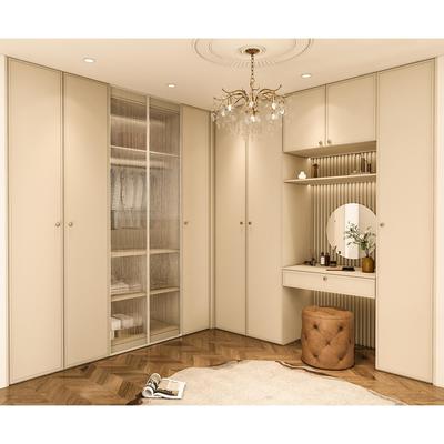 含柜门轻奢风铝合金衣柜四川成都全屋定制整组家用