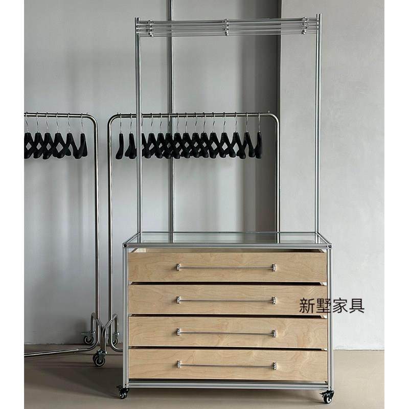 铝型材海洋板玻璃展示柜展厅展览柜店铺中岛陈列柜物料柜定制斗柜