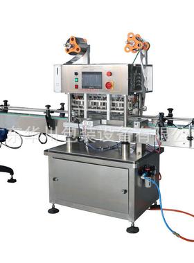 广州PE瓶热口机封口机械HCFK-4200A四头全自动热封口设备