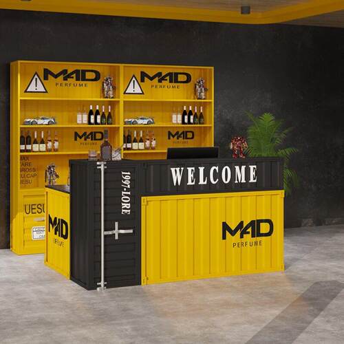 接待前台吧台工业风收银台酒吧奶茶店集装箱商用创意烧烤店健身房
