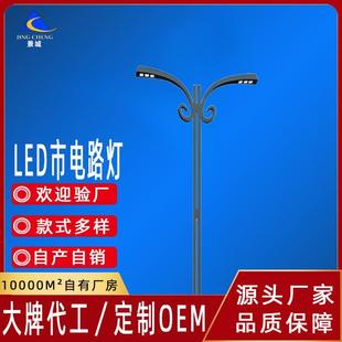 热镀锌6米8米12米路灯杆 10米双臂路灯 公路城市亮化市电路灯