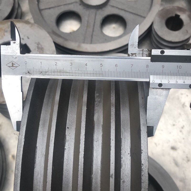 三角皮带轮B型4i槽铸铁电机内径键槽轮外径100至500mm四槽4B皮带
