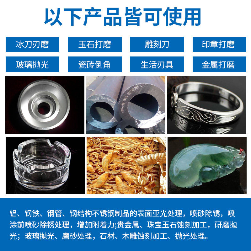 金刚砂磨料喷砂机专用打磨材料喷砂除锈抛光Q粉耐磨金刚砂包邮