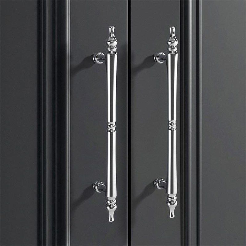 法式柜门拉d手新款门把手锌合金简约抽屉把手银色亮铬明装单孔拉,基础建材,小拉手,淘宝优惠券,粉丝福利购,淘宝优惠卷