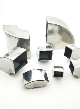 304方弯头25/30/38/50方弯头30x60/40x60/75x4T5矩形弯头方管接头