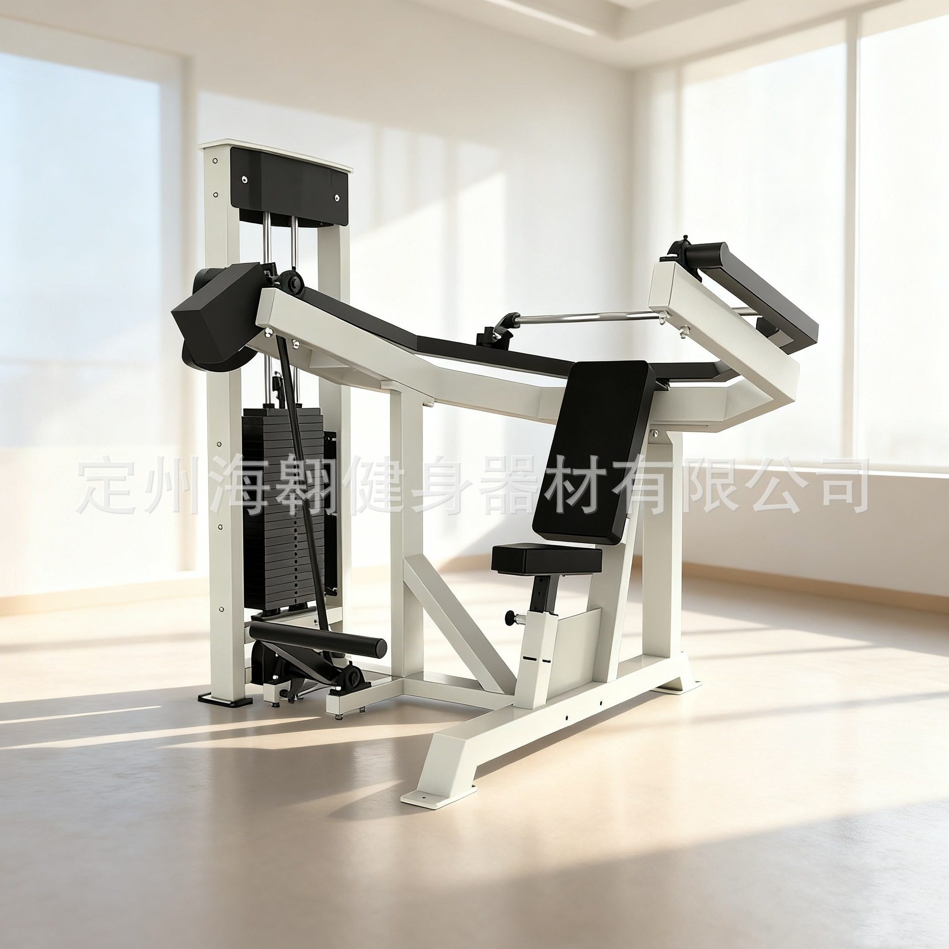 Gym Seated Selectorized Overhead Tricep Extension Machine