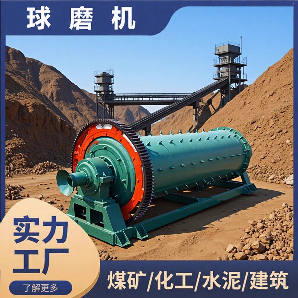 选矿陶瓷球磨机碎石机干湿两用钢渣石英砂研磨设备水泥石子粉碎机