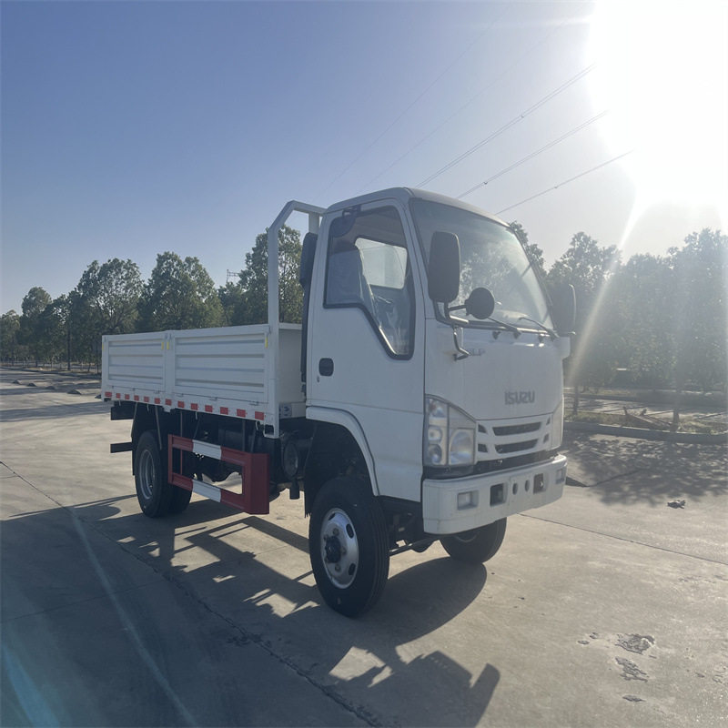 ISUZU4*4载货车右舵五十铃工程车3-5吨自卸车翻斗车厢式货车