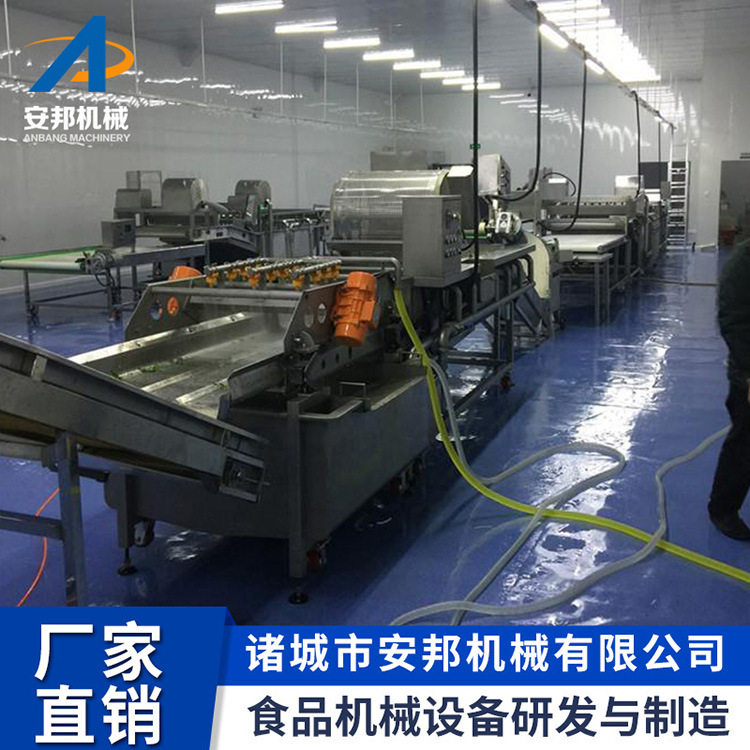 自动化紫甘蓝涡流清洗机青菜全自动洗菜机中央厨房净菜加工流水线
