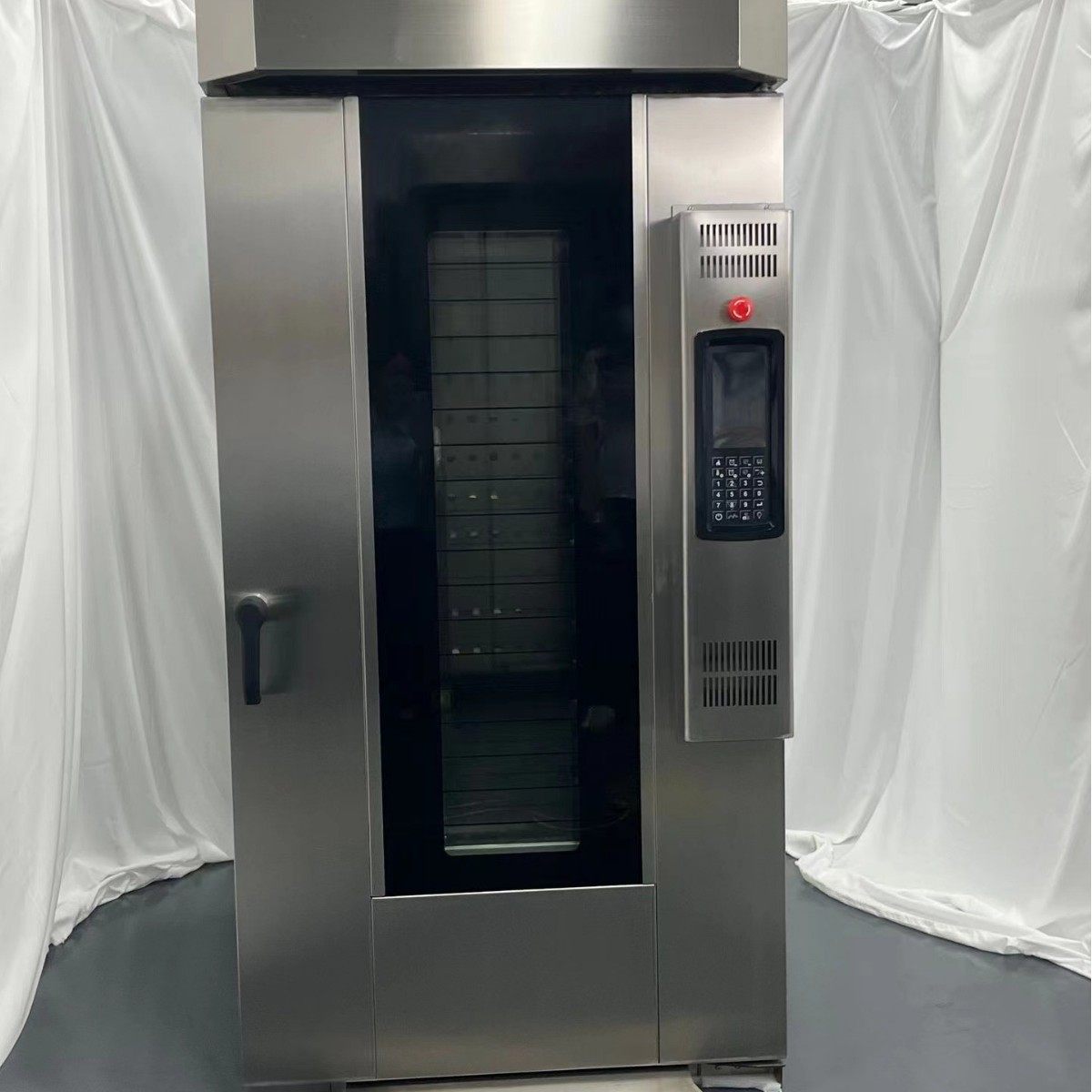 热风旋转炉可定制12/15盘烘烤炉带记忆菜单功能烤泡芙红薯月饼炉