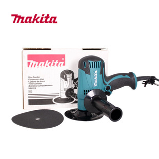 牧田盘式 电动工具 砂光机GV6010金属抛光墙面打磨砂纸机手持式