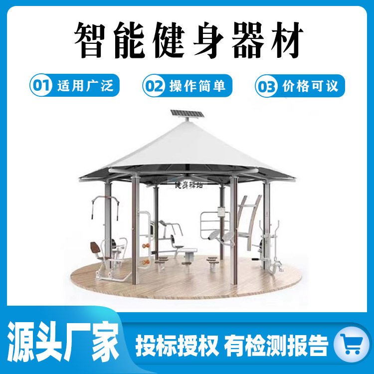 厂家供应智能二代双人荡板健身路径小区公园户外锻炼运动体育器材