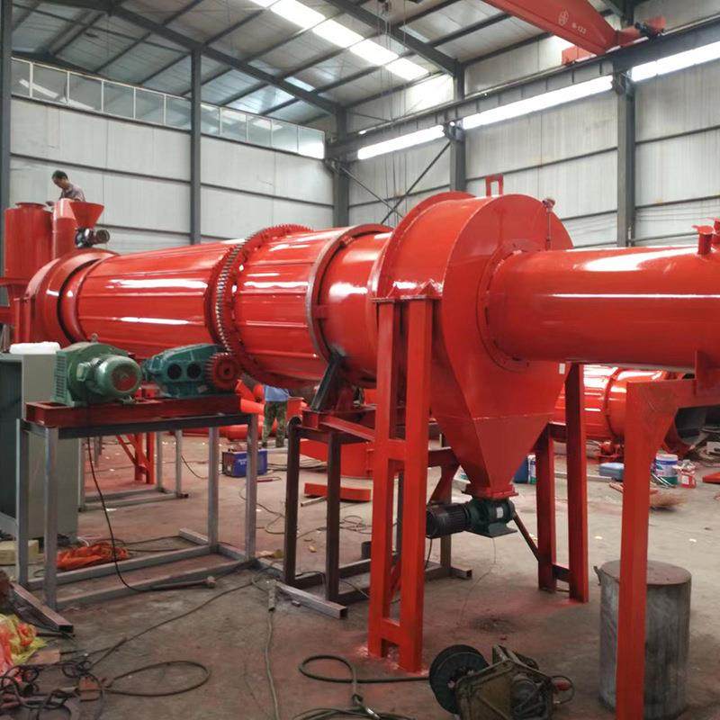 回转滚筒干燥设备滚筒烘干机锯末烘干设备山东厂家木屑烘干机