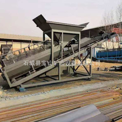 20型滚筒筛沙洗砂一体机 移动式筛沙机 无轴滚筒洗砂机