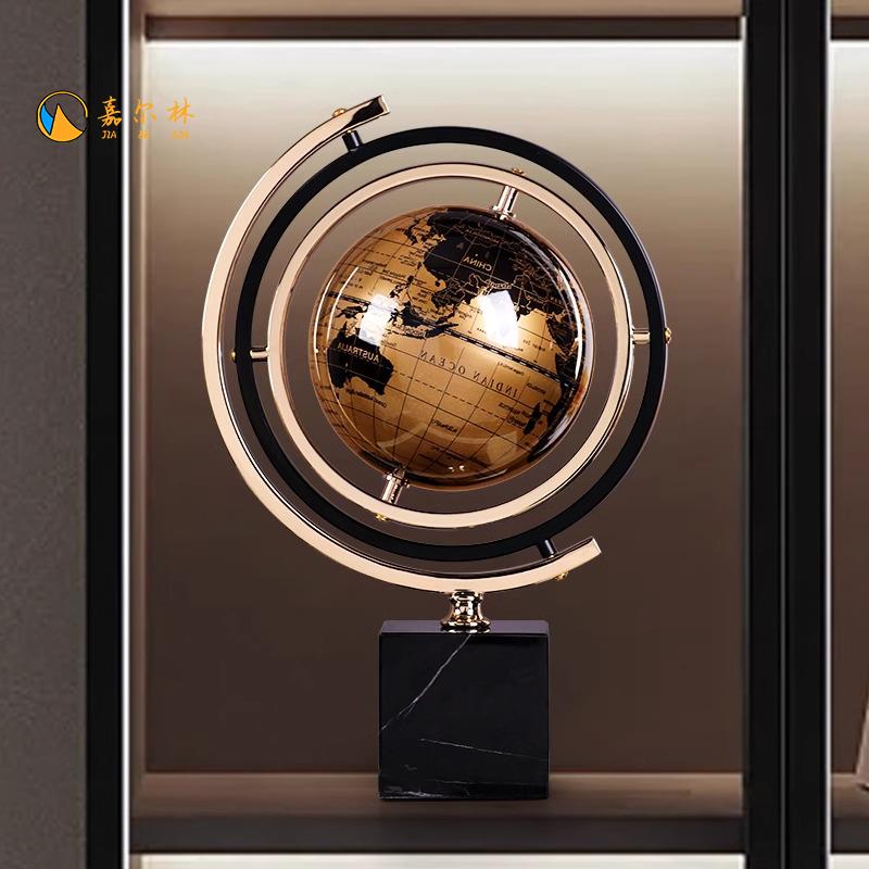 地球仪摆件客厅轻奢高档办公室书房桌面创意家居饰品乔迁新居礼品