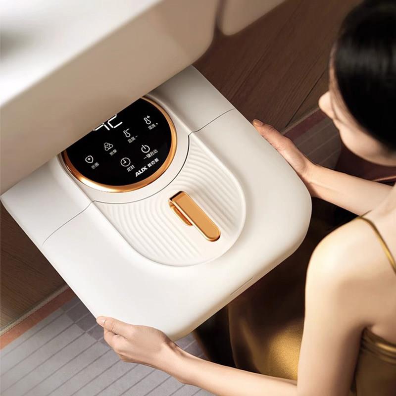 正品可折叠泡脚桶恒温加热按摩家用全自动足浴器电动足疗洗脚盆