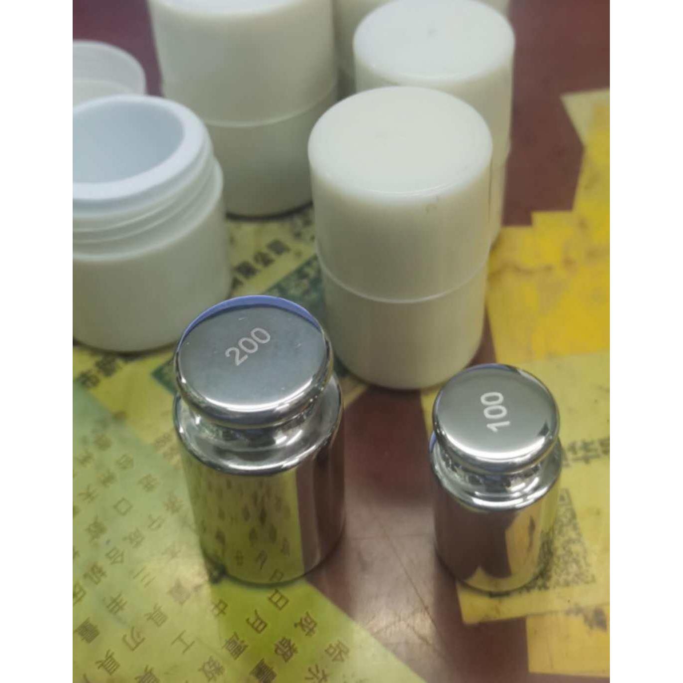 E2级不锈钢无磁砝码 100g 200g 精准校正万分之一电子天平法码