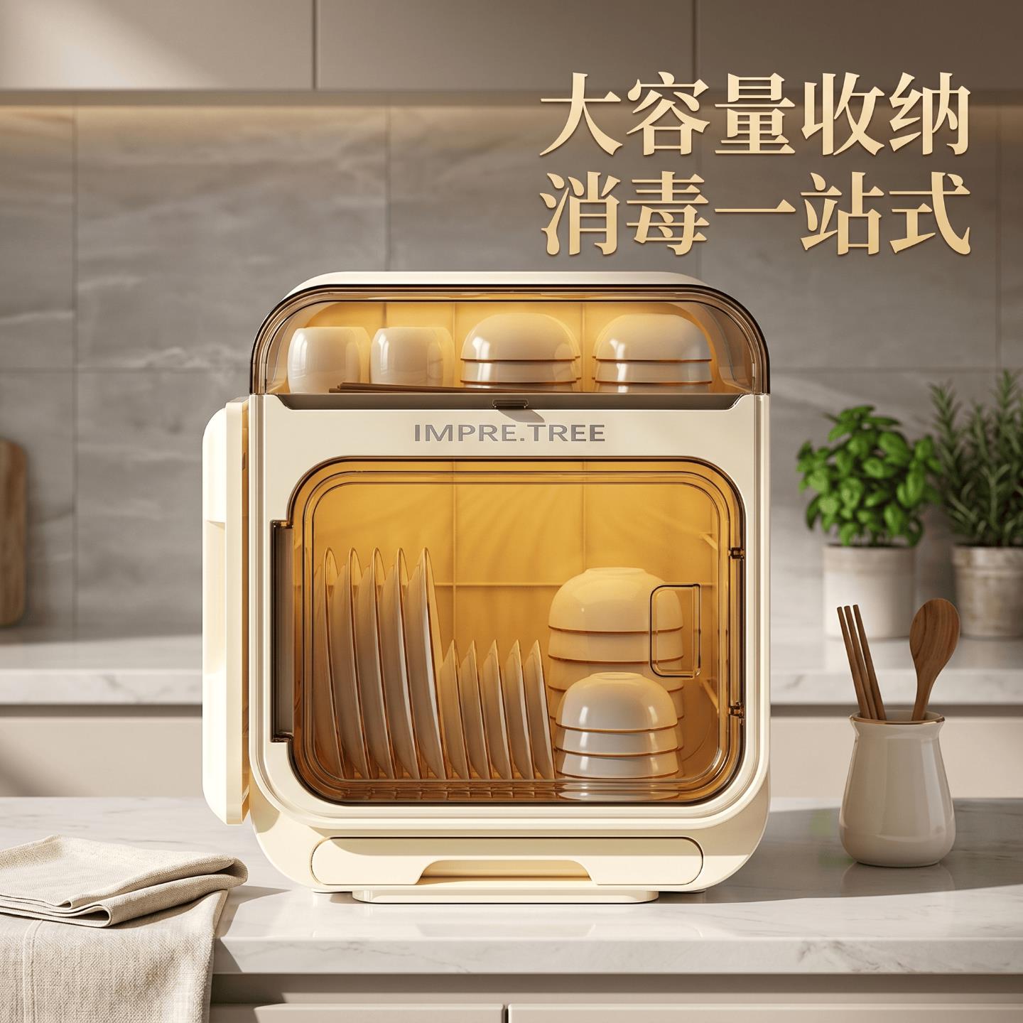 落地收纳层架厨房多功能置物架塑料沥水碗架加大容量碗盘柜收纳盒