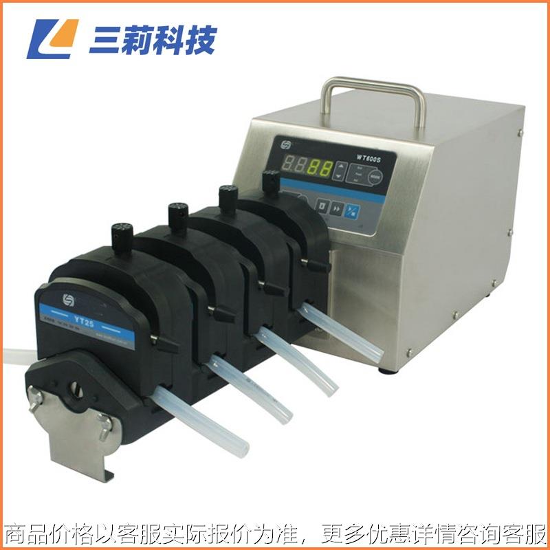 600调速型蠕动泵 15泵头 大扭矩简易分装四通道蠕动泵