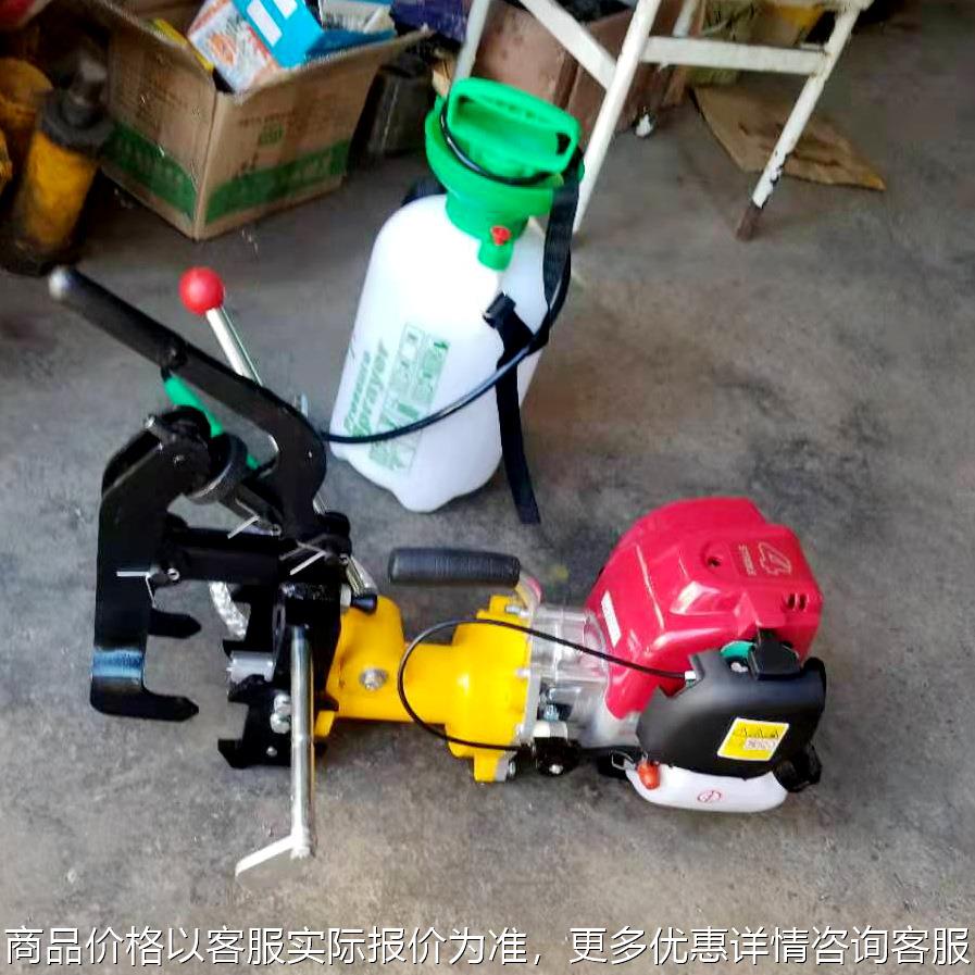 1.2功率内燃钢轨钻孔机 手持式汽油机轨道打孔器 铁路维护打眼机