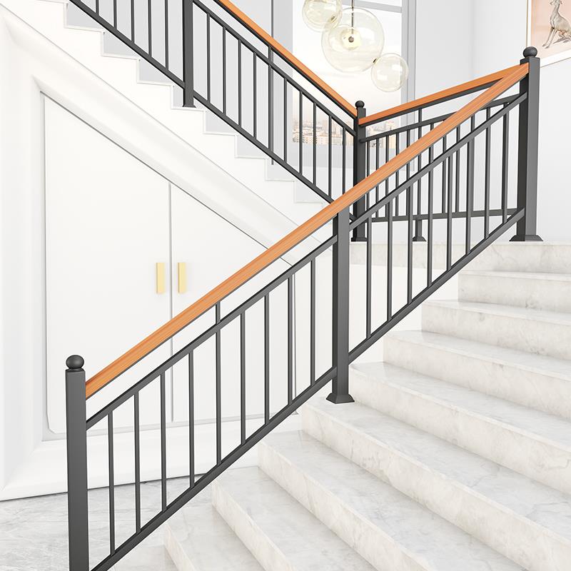 楼梯扶手栏杆护栏铁艺自装室内别墅阳台围栏室外楼道走廊定制厂家