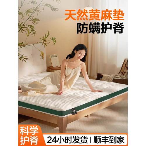 德国黄麻床垫天然椰子棕榈床垫硬床垫棕色床垫10厘米厚乳胶家庭卧