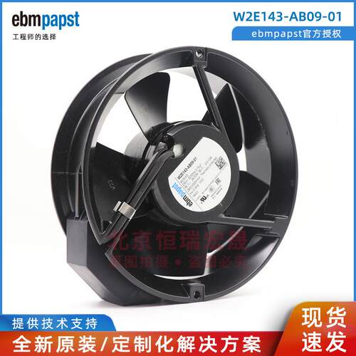 全新 W2E143-AB09-01 ebmpapst 230V IP20 17251 散热风扇