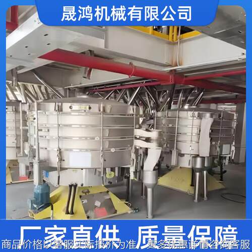 圆形不锈钢摇摆筛大型筛分设备 柠檬酸摇摆筛 海盐摇摆震动筛选机