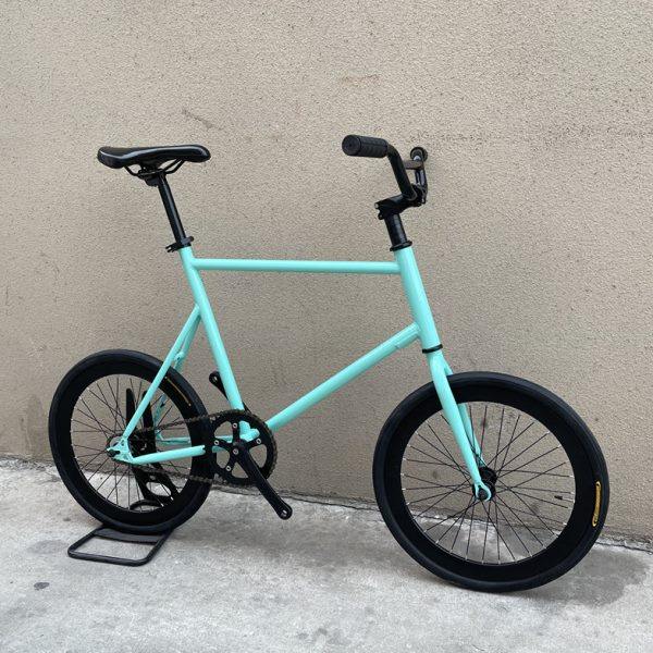 20寸死飞自行车倒骑倒刹小轮男女学生复古固齿场地车动作死飞车