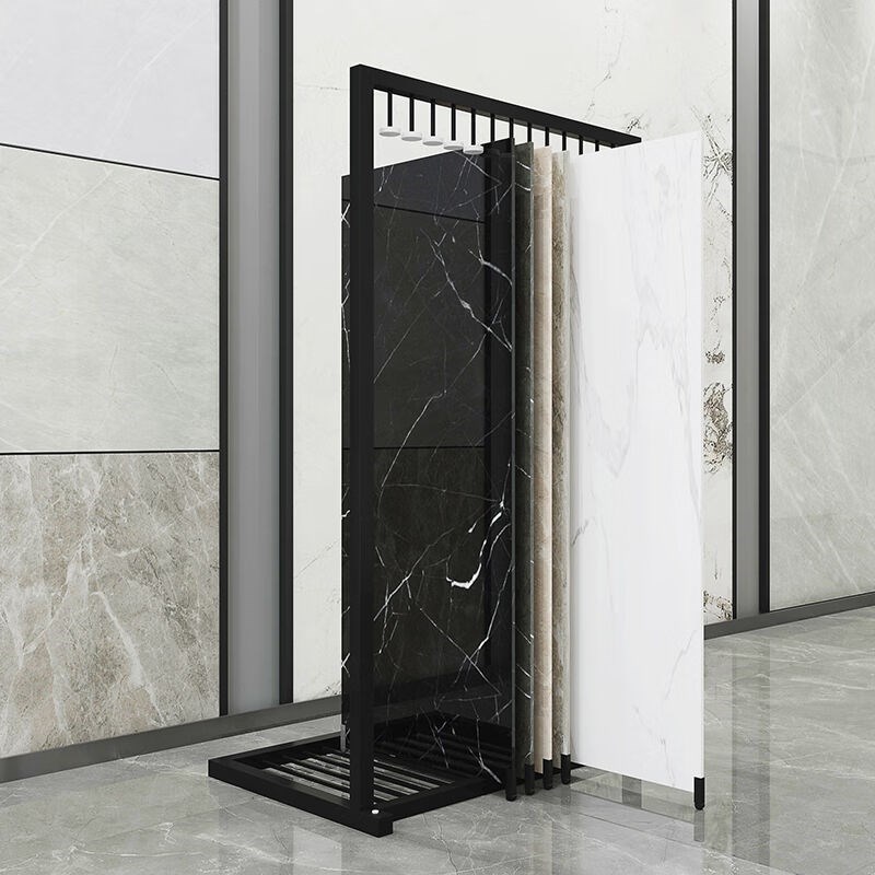 聪益可立式瓷砖大j板推拉展示架墙砖地砖样品货架抽拉架子落地式