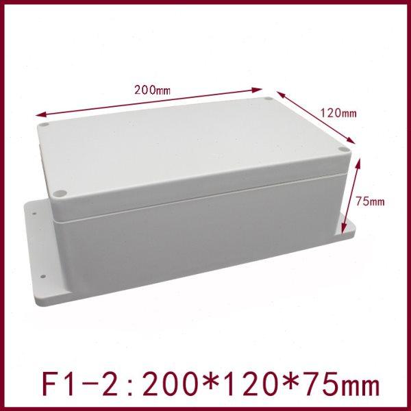 200*120*75mm 带耳防水接线盒 F1-2电路板密封盒 户外监控电源盒,电子/电工,防溅盒,淘宝优惠券,粉丝福利购,淘宝优惠卷