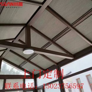 重庆推拉蜂巢帘卧室阳台升降风琴六边形百叶窗帘蜂窝隔热手动全遮