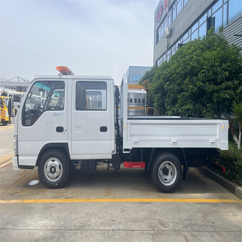 ISUZU双排货车3吨翻斗车自卸车庆铃五十铃6座卡车工程车